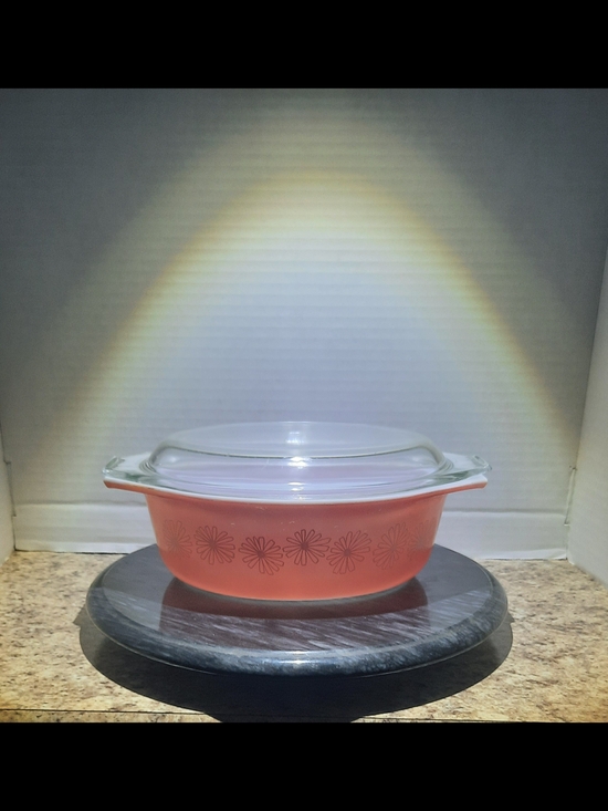 Pyrex Other - Vintage Pink Daisy 043 Casserole Dish